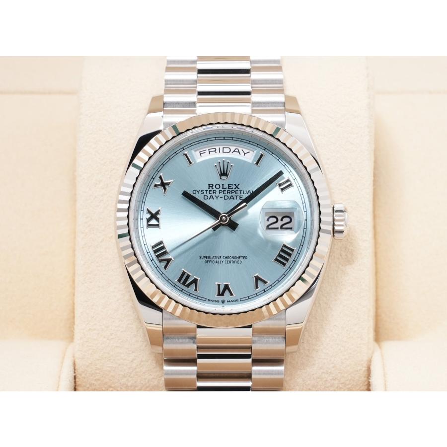 ロレックス デイデイト36 Ref.128236 PT アイスブルー文字盤 | デイデイト | 01