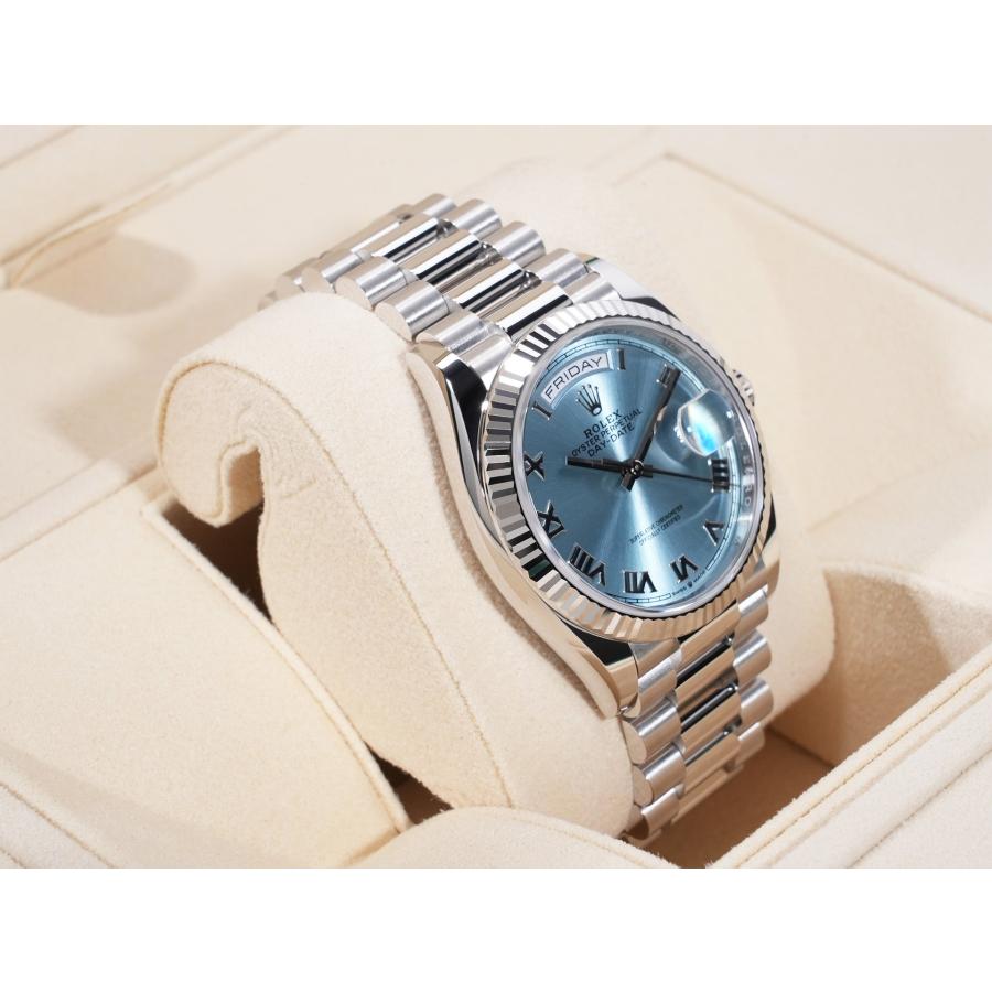 ロレックス デイデイト36 Ref.128236 PT アイスブルー文字盤 | デイデイト | 04