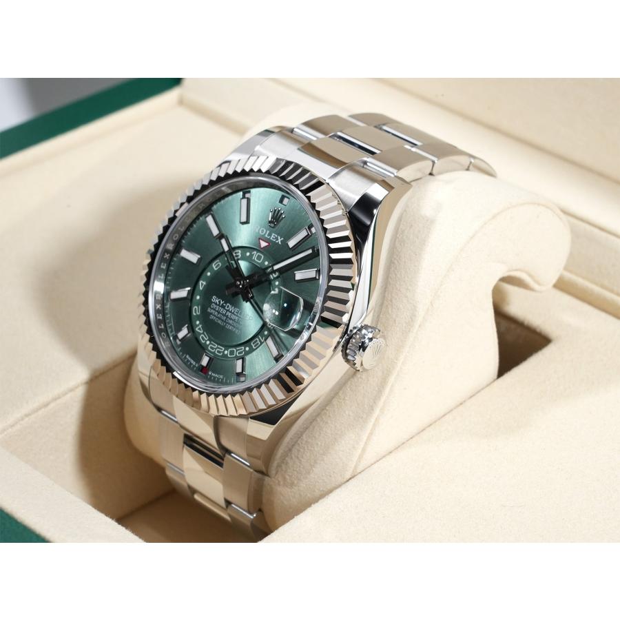 ロレックス スカイドゥエラー Ref.336934 SS/WG ミントグリーン文字盤 オイスターブレスレット | スカイドゥエラー | 03