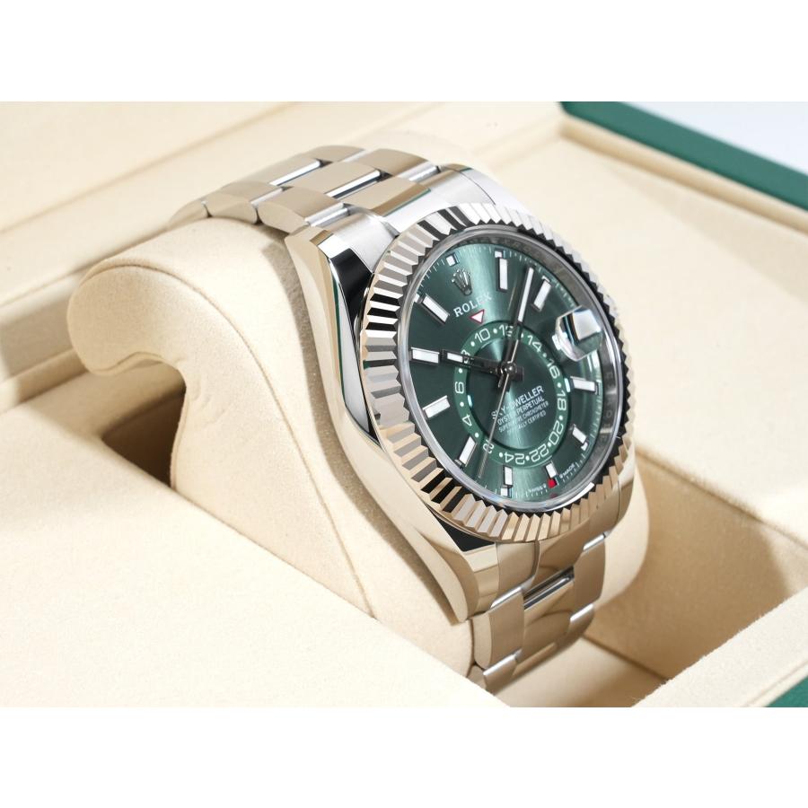 ロレックス スカイドゥエラー Ref.336934 SS/WG ミントグリーン文字盤 オイスターブレスレット | スカイドゥエラー | 04