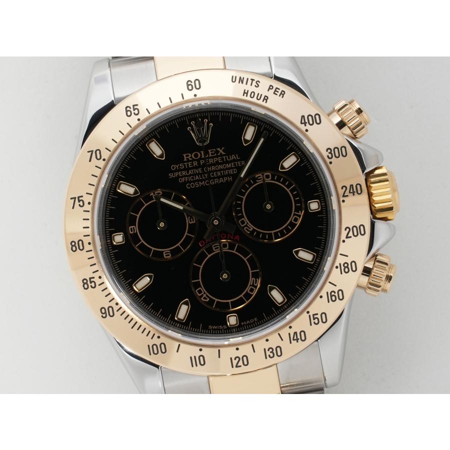 ロレックス デイトナ Ref.116523 ステンレススチール/イエローゴールド ブラック文字盤 | コスモグラフ デイトナ | 02