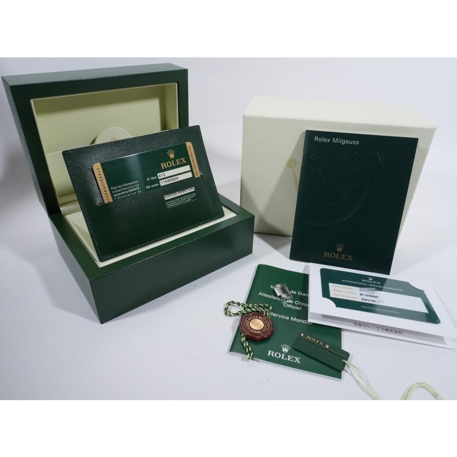 ロレックス ミルガウス Ref.116400GV SS ブラック文字盤 | ミルガウス | 09