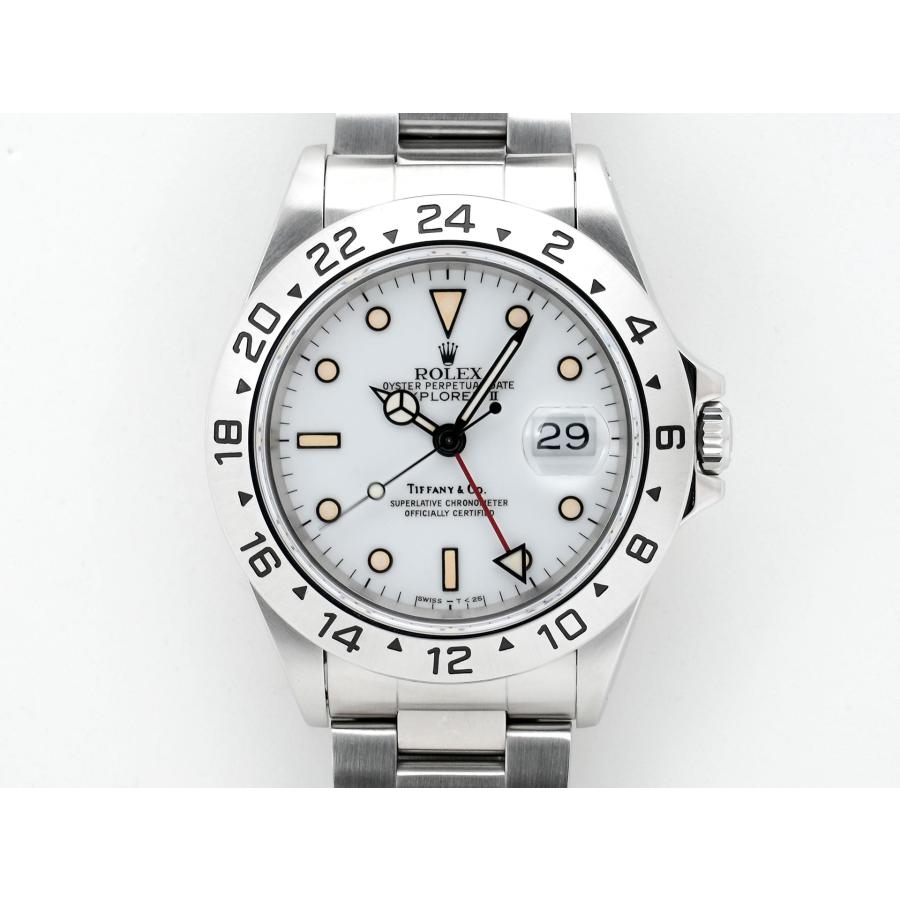 ロレックス エクスプローラーII TIFFANY&CO. Ref.16570 ステンレススチール ホワイト文字盤 オイスターブレスレット | エクスプローラーII | 01