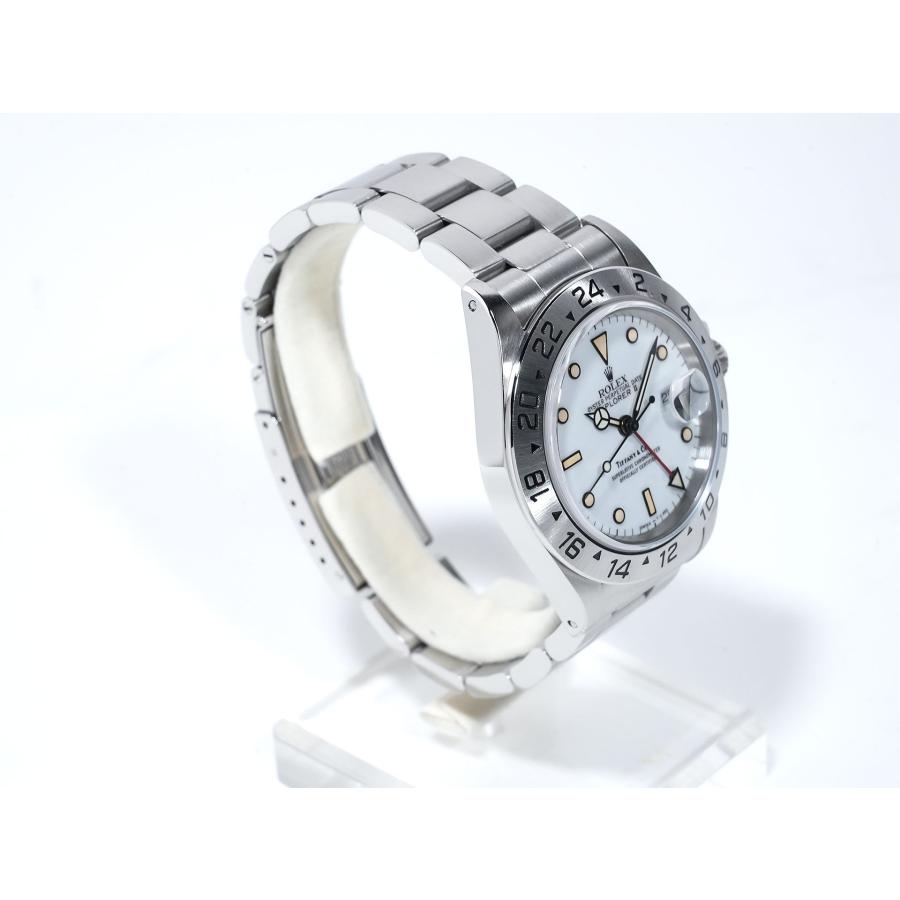 ロレックス エクスプローラーII TIFFANY&CO. Ref.16570 ステンレススチール ホワイト文字盤 オイスターブレスレット | エクスプローラーII | 04