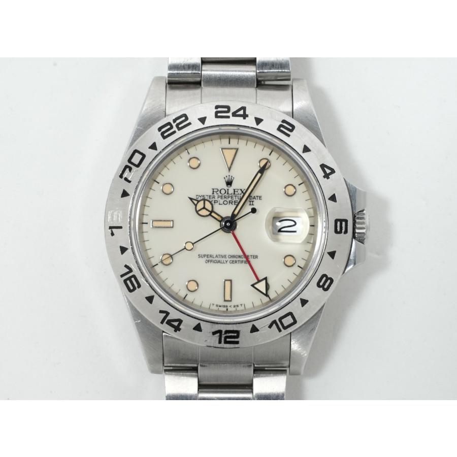 ロレックス エクスプローラーII Ref.16550 ステンレススチール アイボリー文字盤 オイスターブレスレット | エクスプローラーII | 01