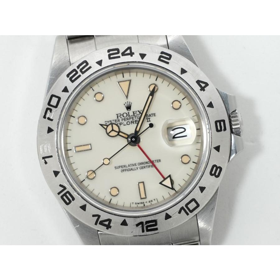 ロレックス エクスプローラーII Ref.16550 ステンレススチール アイボリー文字盤 オイスターブレスレット | エクスプローラーII | 02
