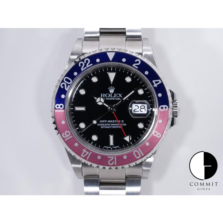 ロレックス GMTマスターII Ref.16710 ステンレススチール ブラック文字盤 オイスターブレスレット | GMTマスター