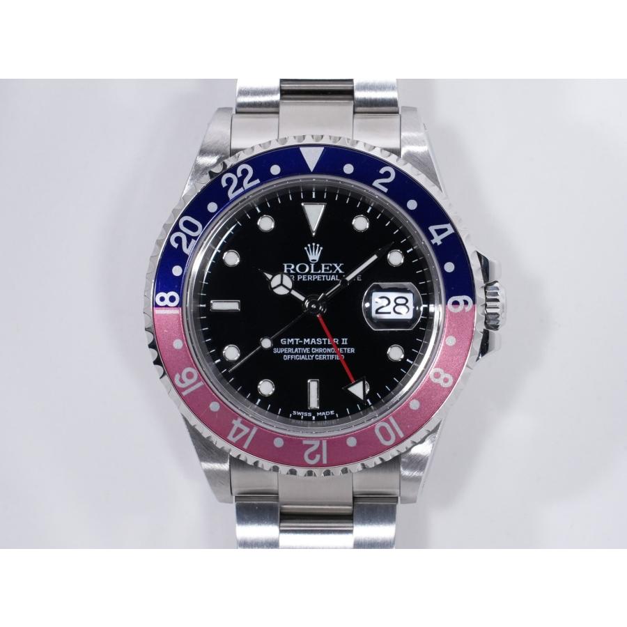 ロレックス GMTマスターII Ref.16710 ステンレススチール ブラック文字盤 オイスターブレスレット | GMTマスター | 01