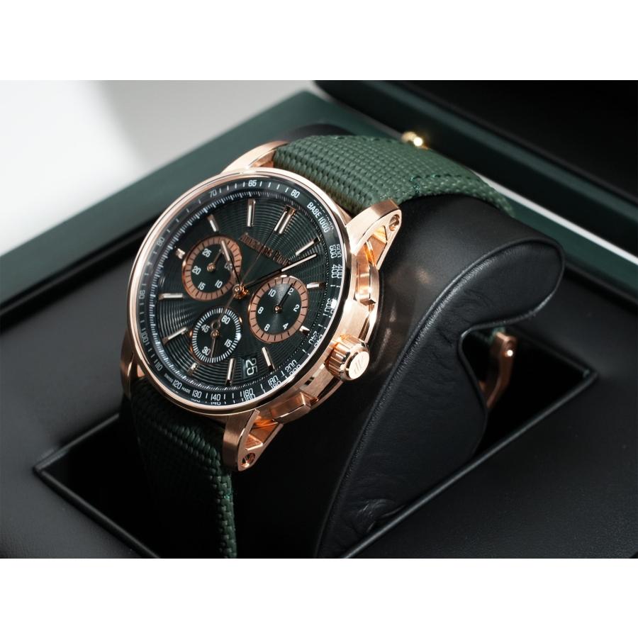 オーデマピゲ CODE 11.59 バイ オーデマ ピゲ クロノグラフ Ref.26393OR.OO.A056KB.01 18KPG グリーン文字盤 | AUDEMARS PIGUET | 03