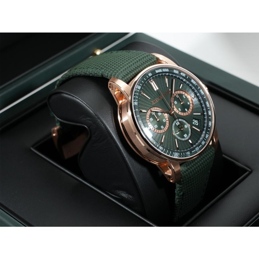 オーデマピゲ CODE 11.59 バイ オーデマ ピゲ クロノグラフ Ref.26393OR.OO.A056KB.01 18KPG グリーン文字盤 | AUDEMARS PIGUET | 04