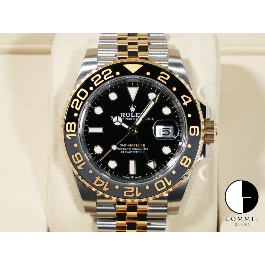 ロレックス GMTマスターII Ref.126713GRNR SS/YG ブラック文字盤 ジュビリーブレスレット | GMTマスター