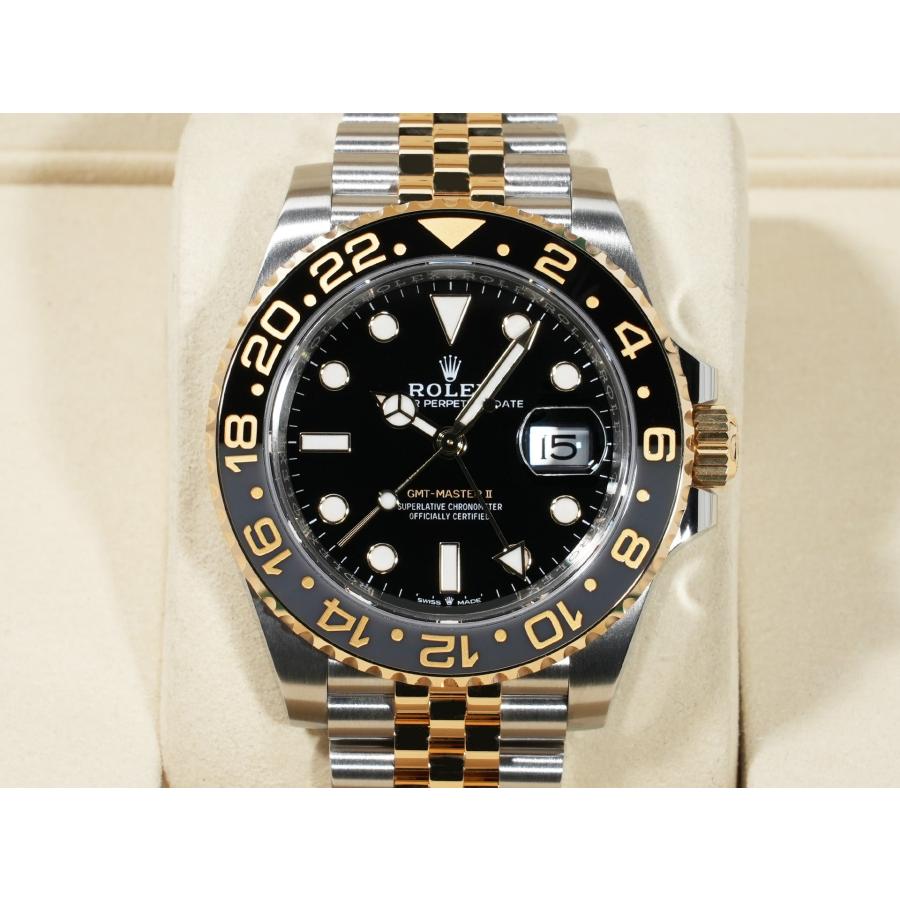 ロレックス GMTマスターII Ref.126713GRNR SS/YG ブラック文字盤 ジュビリーブレスレット | GMTマスター | 01