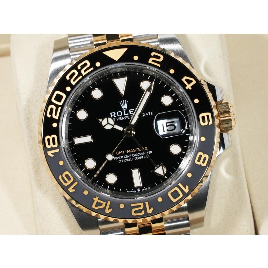 ロレックス GMTマスターII Ref.126713GRNR SS/YG ブラック文字盤 ジュビリーブレスレット | GMTマスター | 02