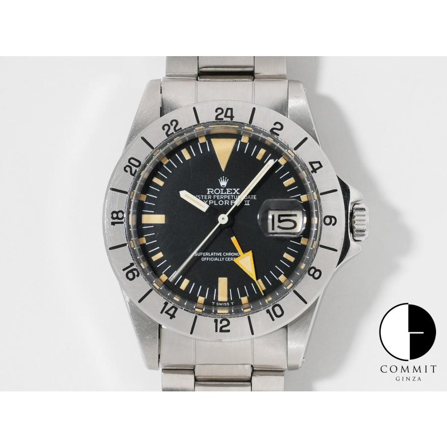 ロレックス エクスプローラーII Ref.1655 ステンレススチール ブラック文字盤 オイスターブレスレット | エクスプローラーII