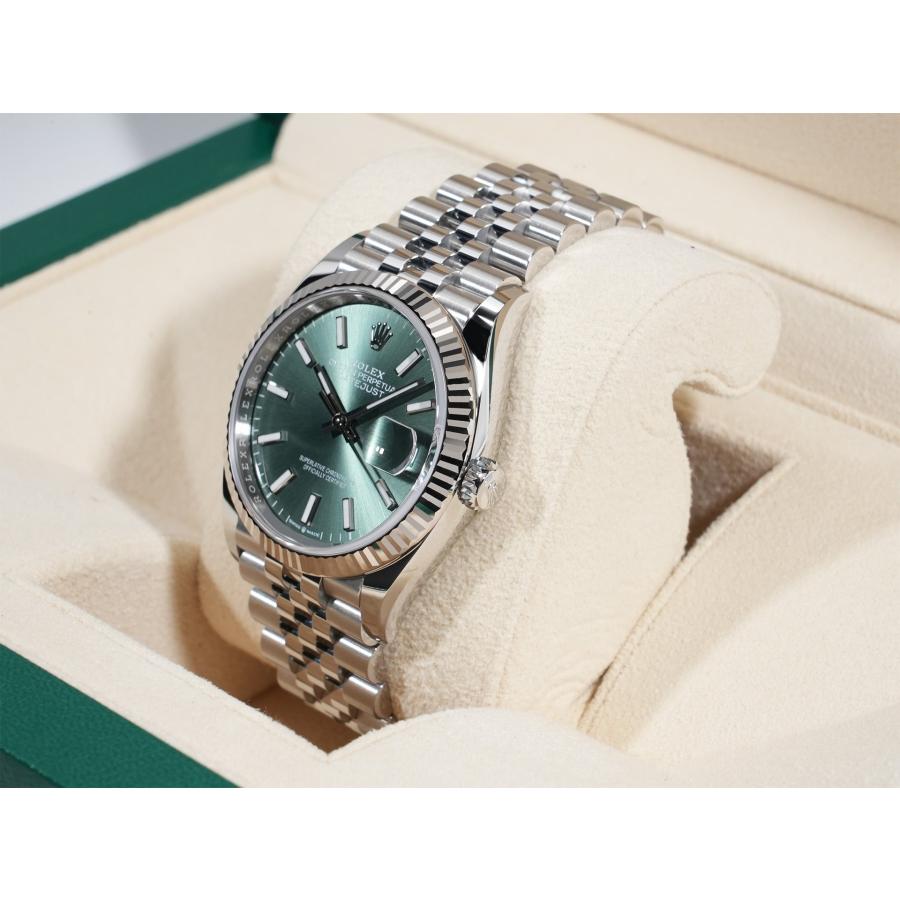 ロレックス デイトジャスト36 Ref.126234 SS/WG ミントグリーン文字盤 ジュビリーブレスレット | デイトジャスト | 03