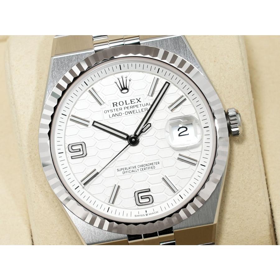 ロレックス ランドドゥエラー Ref.127334 ステンレススチール/ホワイトゴールド ホワイト文字盤 ジュビリーブレスレット | ROLEX | 02