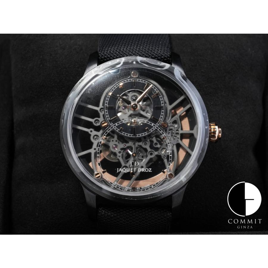 ジャケドロー グランセコンド スケルトン Ref.J003525540 ブラックセラミック スケルトン文字盤 | JAQUET DROZ