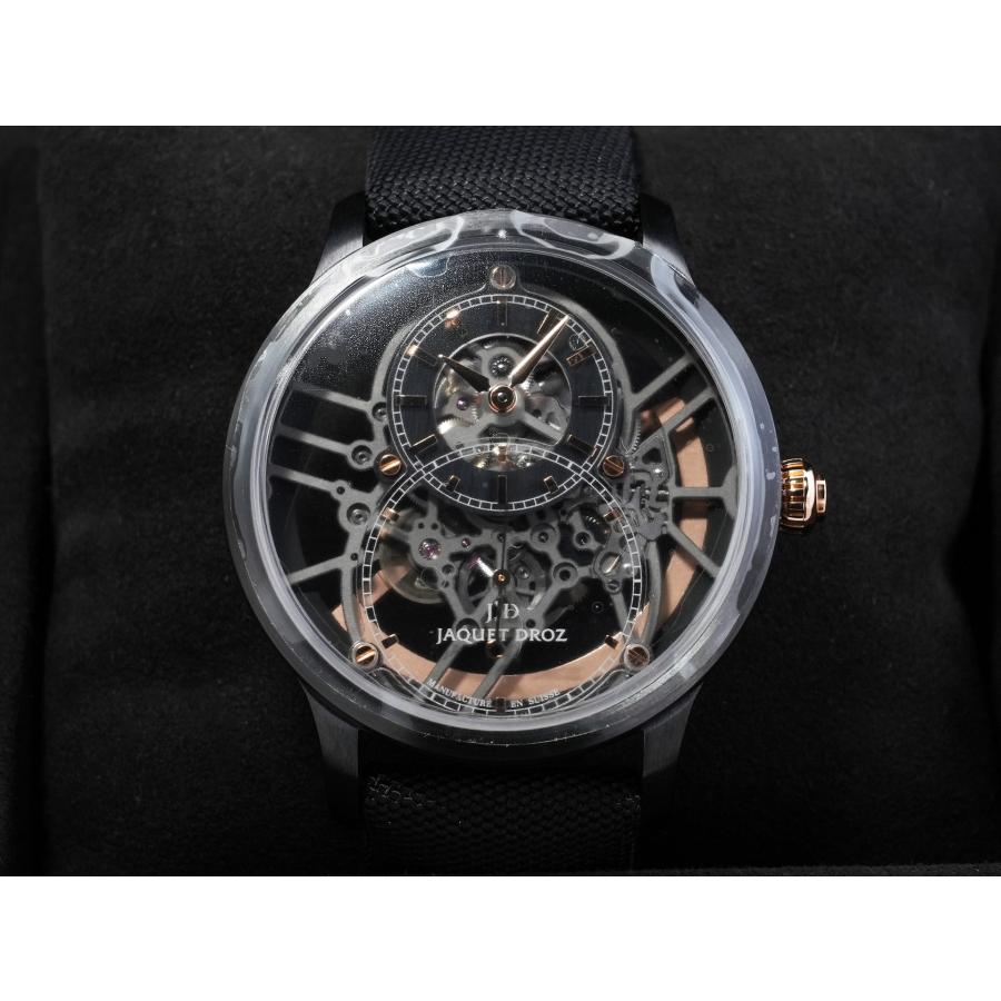 ジャケドロー グランセコンド スケルトン Ref.J003525540 ブラックセラミック スケルトン文字盤 | JAQUET DROZ | 01