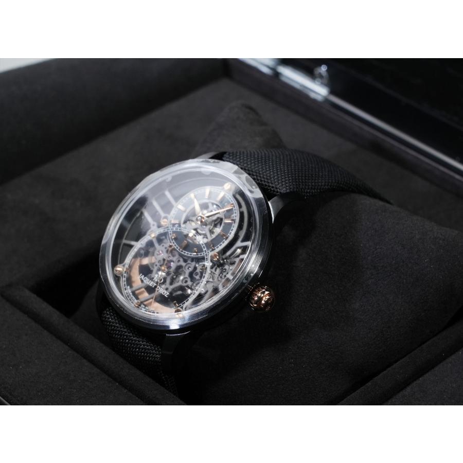 ジャケドロー グランセコンド スケルトン Ref.J003525540 ブラックセラミック スケルトン文字盤 | JAQUET DROZ | 03