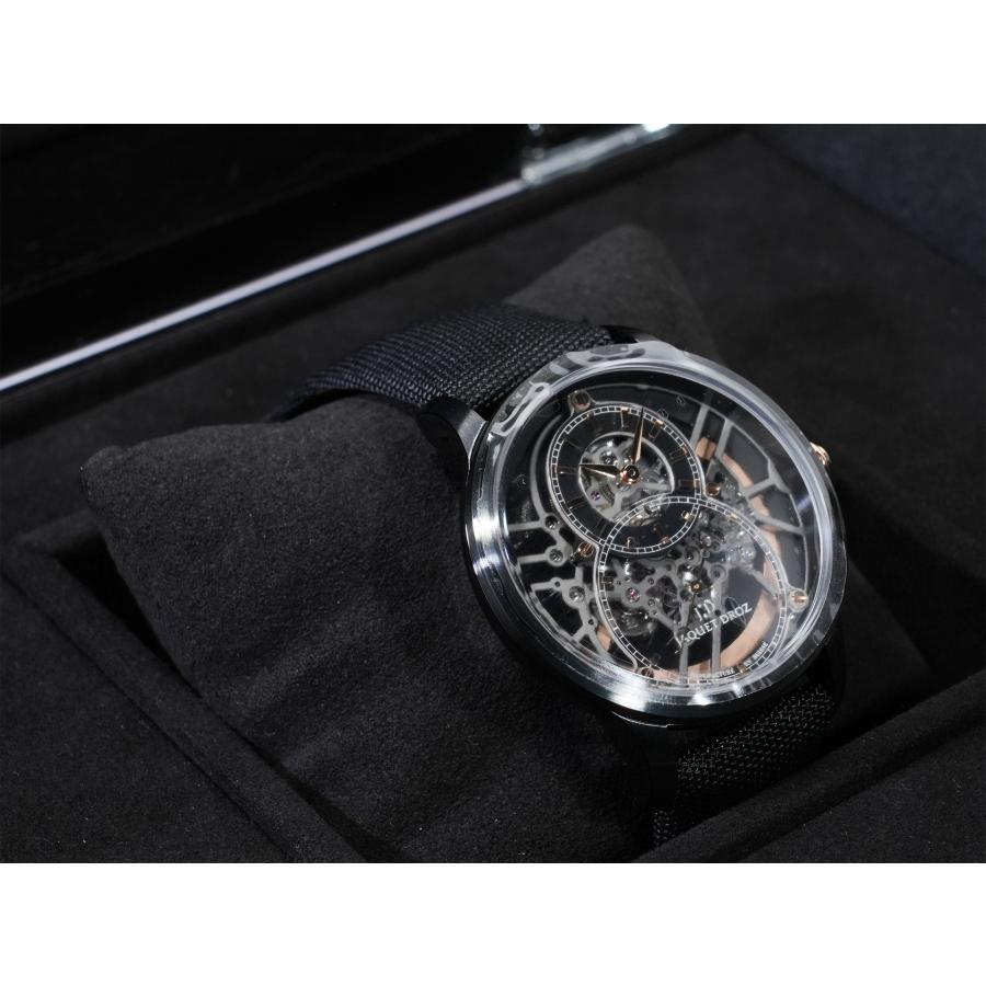 ジャケドロー グランセコンド スケルトン Ref.J003525540 ブラックセラミック スケルトン文字盤 | JAQUET DROZ | 04