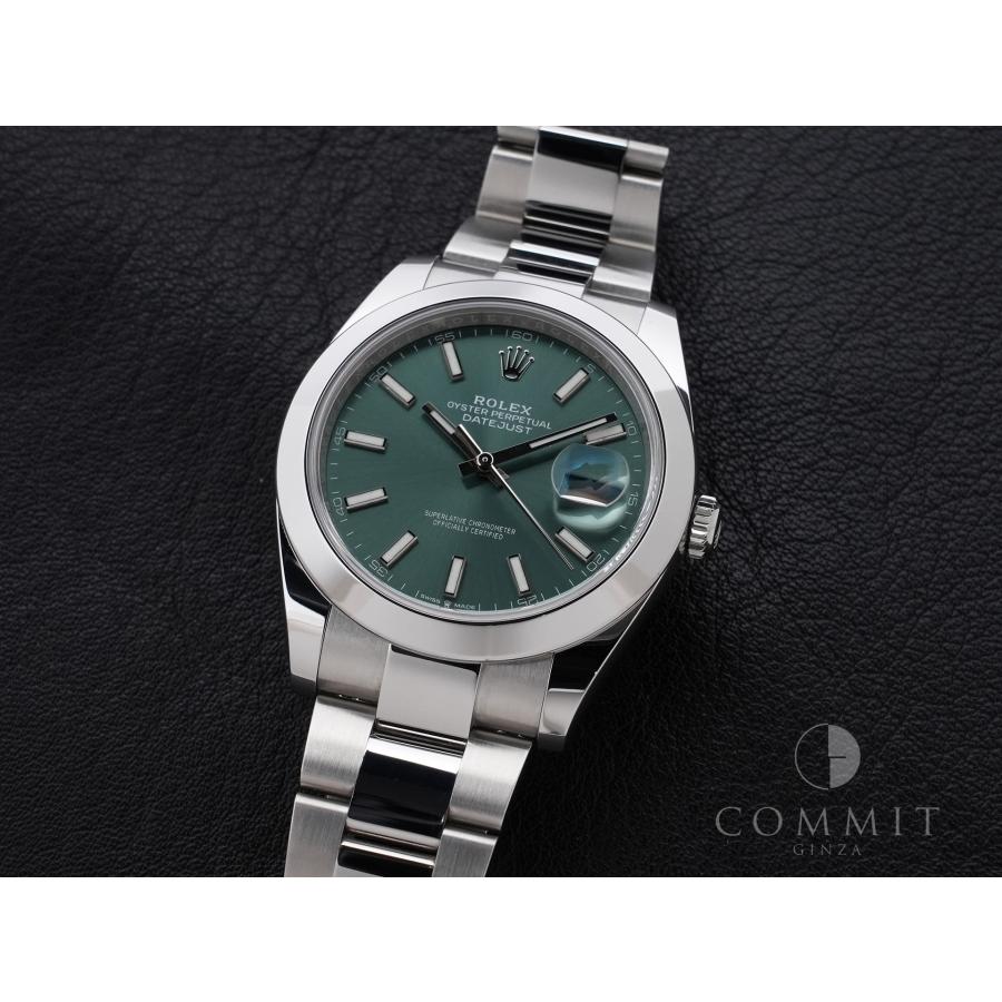 ロレックス デイトジャスト41 Ref.126300 SS ミントグリーン文字盤 | デイトジャスト | 10