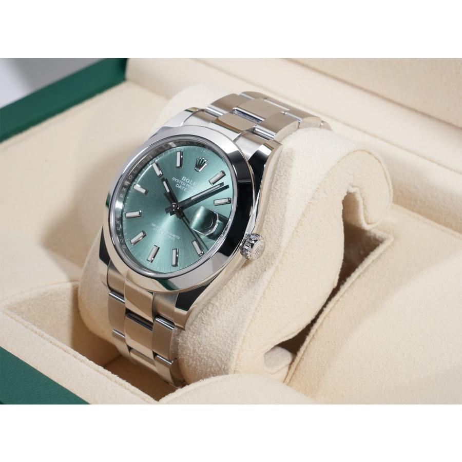 ロレックス デイトジャスト41 Ref.126300 SS ミントグリーン文字盤 | デイトジャスト | 03