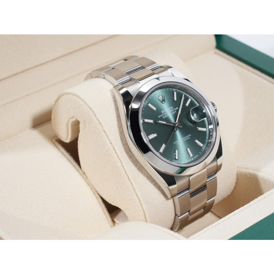 ロレックス デイトジャスト41 Ref.126300 SS ミントグリーン文字盤 | デイトジャスト | 04