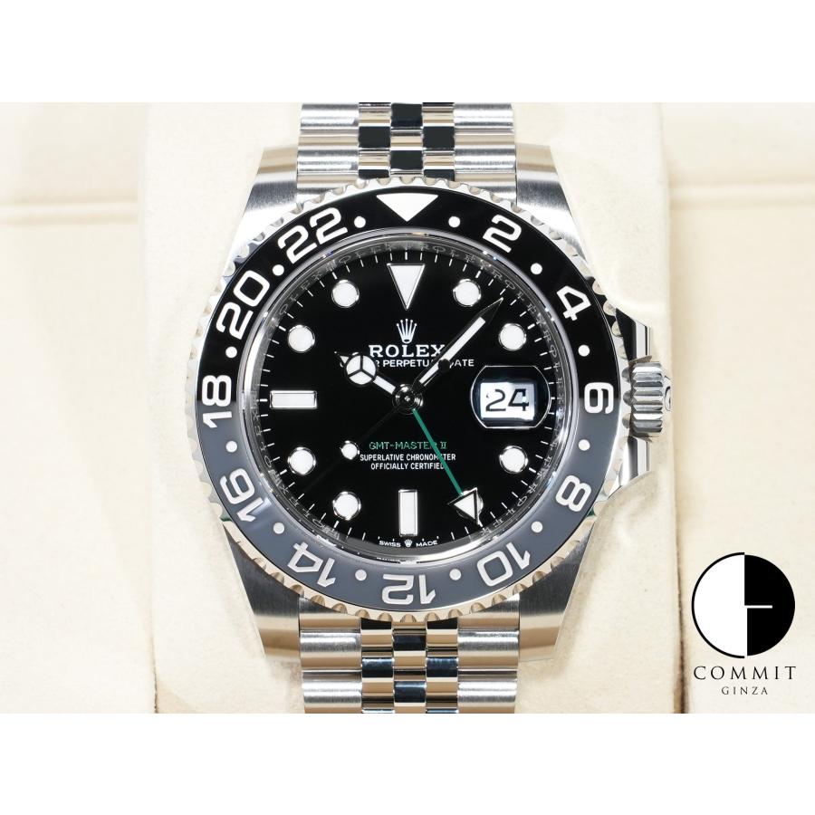 ロレックス GMTマスターII Ref.126710GRNR ステンレススチール ブラック文字盤 ジュビリーブレスレット | GMTマスター