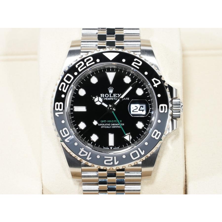 ロレックス GMTマスターII Ref.126710GRNR ステンレススチール ブラック文字盤 ジュビリーブレスレット | GMTマスター | 01