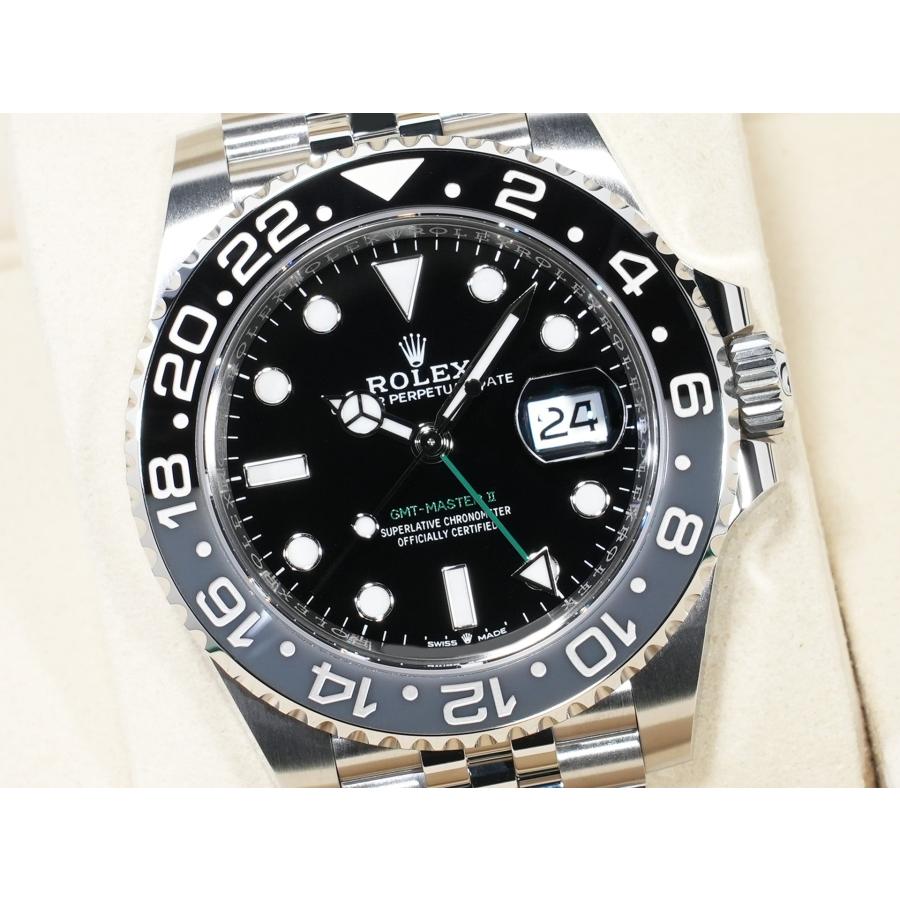 ロレックス GMTマスターII Ref.126710GRNR ステンレススチール ブラック文字盤 ジュビリーブレスレット | GMTマスター | 02