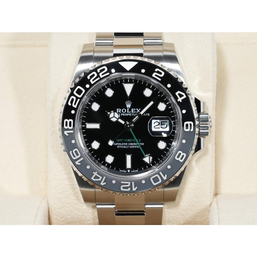 ロレックス GMTマスターII Ref.126710GRNR ステンレススチール ブラック文字盤 オイスターブレスレット | GMTマスター | 01