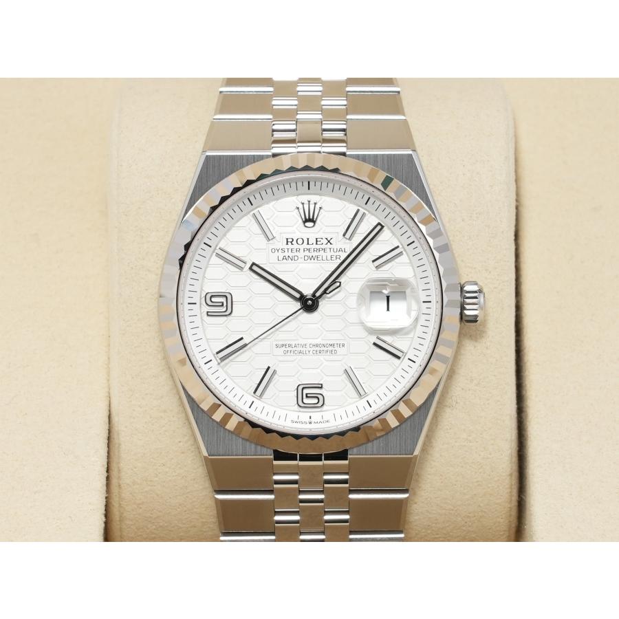 ロレックス ランドドゥエラー Ref.127234 ステンレススチール/ホワイトゴールド ホワイト文字盤 ジュビリーブレスレット | ROLEX | 01