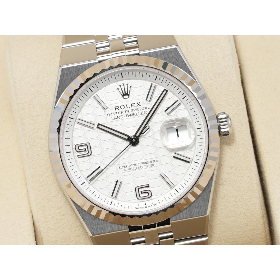 ロレックス ランドドゥエラー Ref.127234 ステンレススチール/ホワイトゴールド ホワイト文字盤 ジュビリーブレスレット | ROLEX | 02