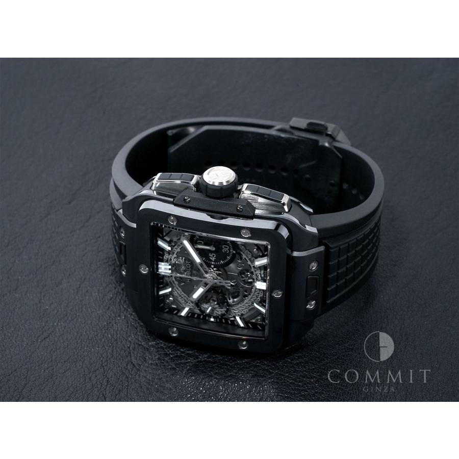 ウブロ スクエアバン ウニコ ブラックマジック Ref.821.CI.0170.RX ブラックセラミック スケルトン文字盤 | HUBLOT | 10