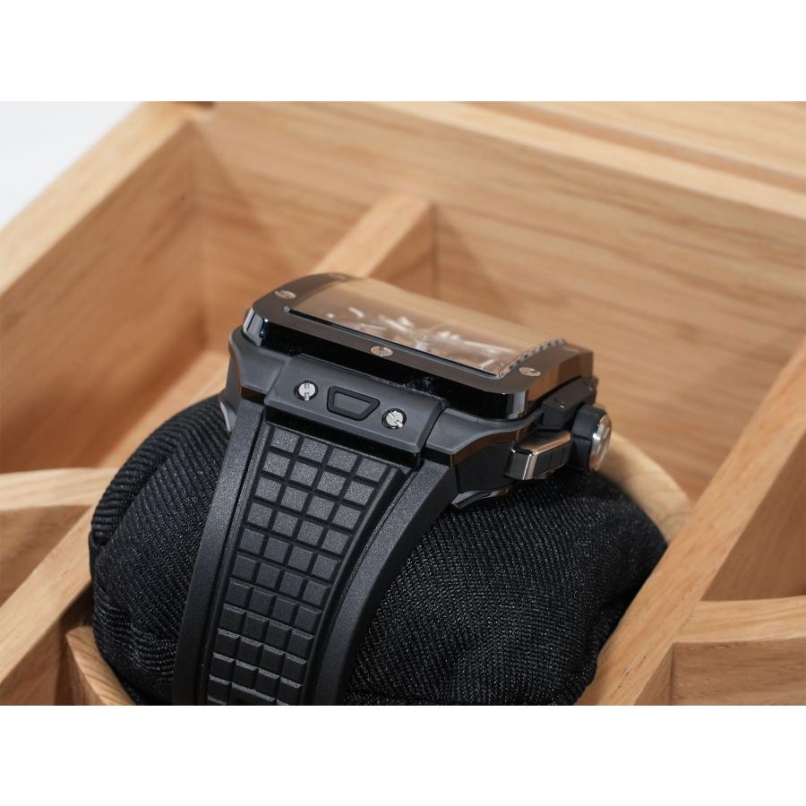 ウブロ スクエアバン ウニコ ブラックマジック Ref.821.CI.0170.RX ブラックセラミック スケルトン文字盤 | HUBLOT | 05