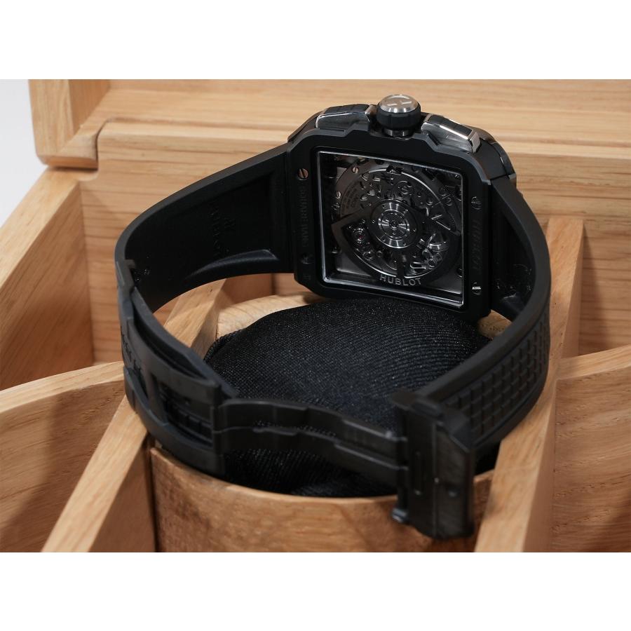 ウブロ スクエアバン ウニコ ブラックマジック Ref.821.CI.0170.RX ブラックセラミック スケルトン文字盤 | HUBLOT | 07