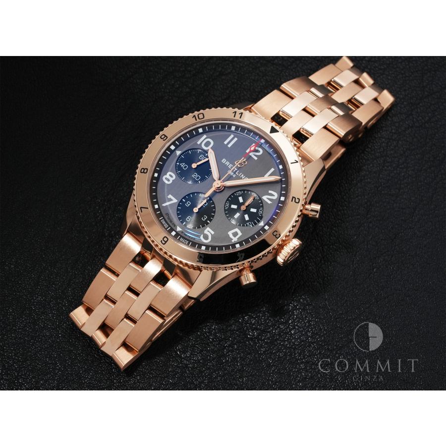 ブライトリング クラシック アヴィ クロノグラフ 42 P-51 マスタング Ref.R233801A1B1R1 レッドゴールド グレー文字盤 | ブライトリング | 10
