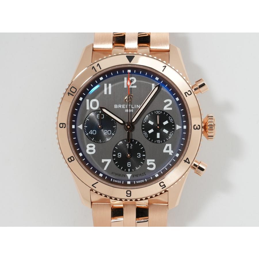 ブライトリング クラシック アヴィ クロノグラフ 42 P-51 マスタング Ref.R233801A1B1R1 レッドゴールド グレー文字盤 | ブライトリング | 01