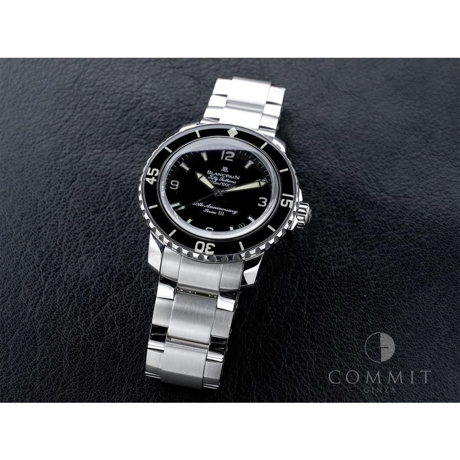 ブランパン フィフティ ファゾムス 50th Ref.2200A-1130-71 ステンレススチール ブラック文字盤 | BLANCPAIN | 10