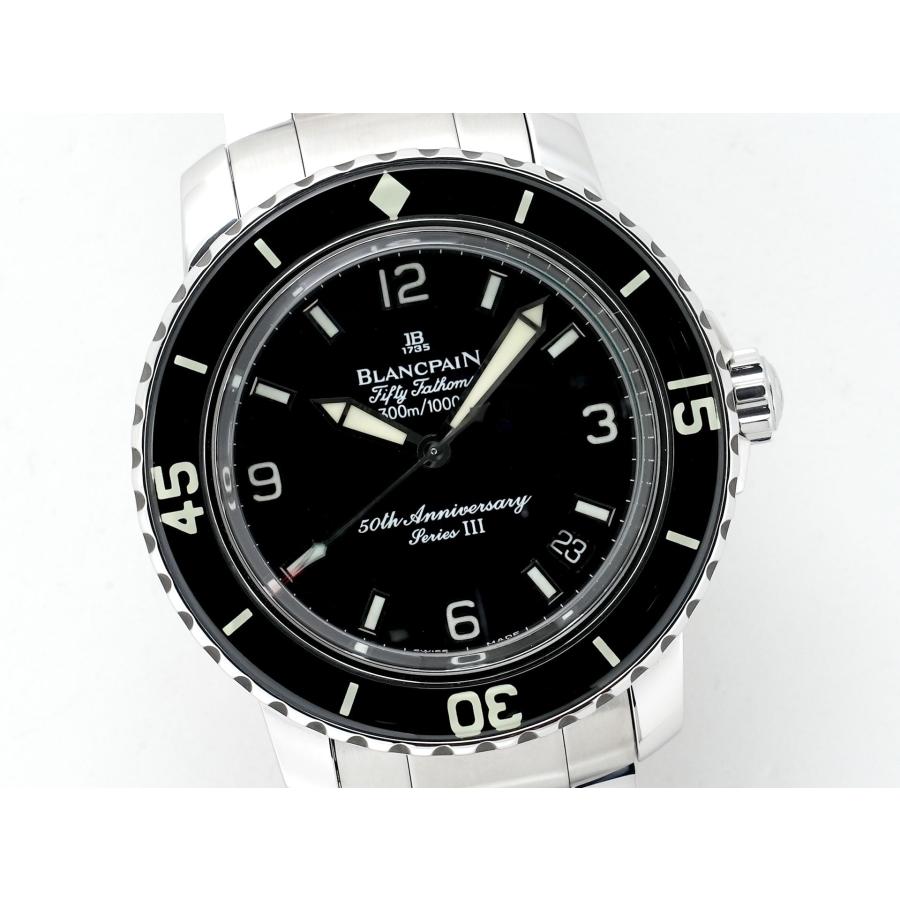 ブランパン フィフティ ファゾムス 50th Ref.2200A-1130-71 ステンレススチール ブラック文字盤 | BLANCPAIN | 02