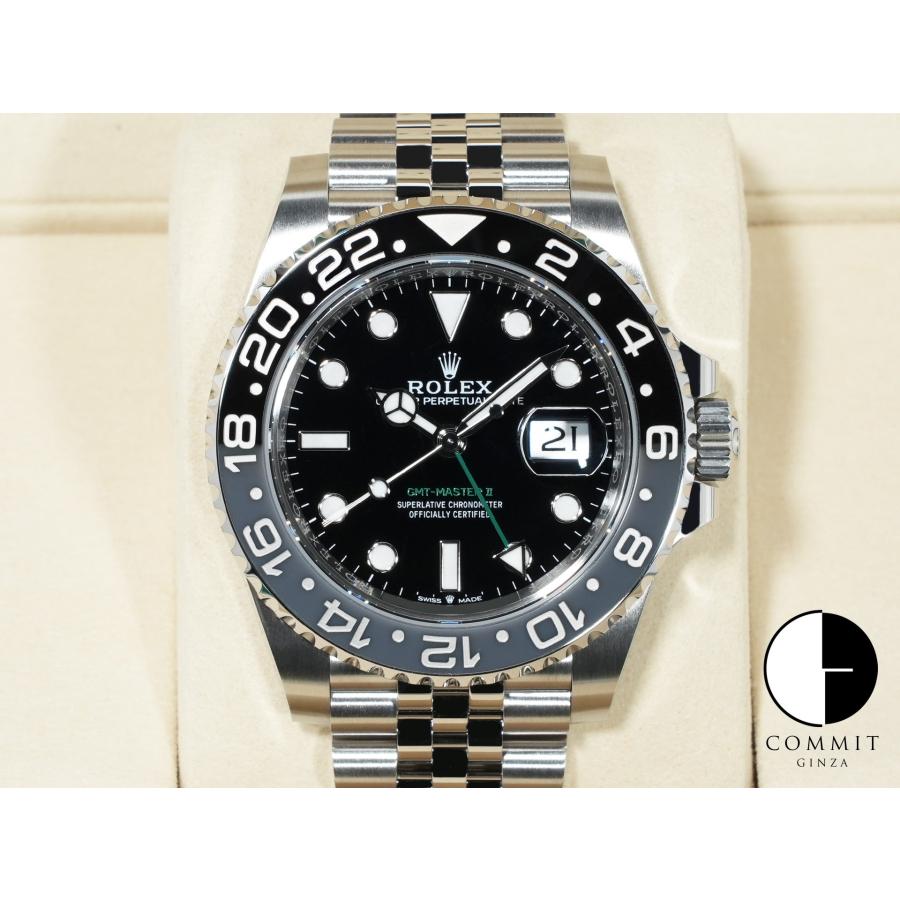 ロレックス GMTマスターII Ref.126710GRNR ステンレススチール ブラック文字盤 ジュビリーブレスレット | GMTマスター
