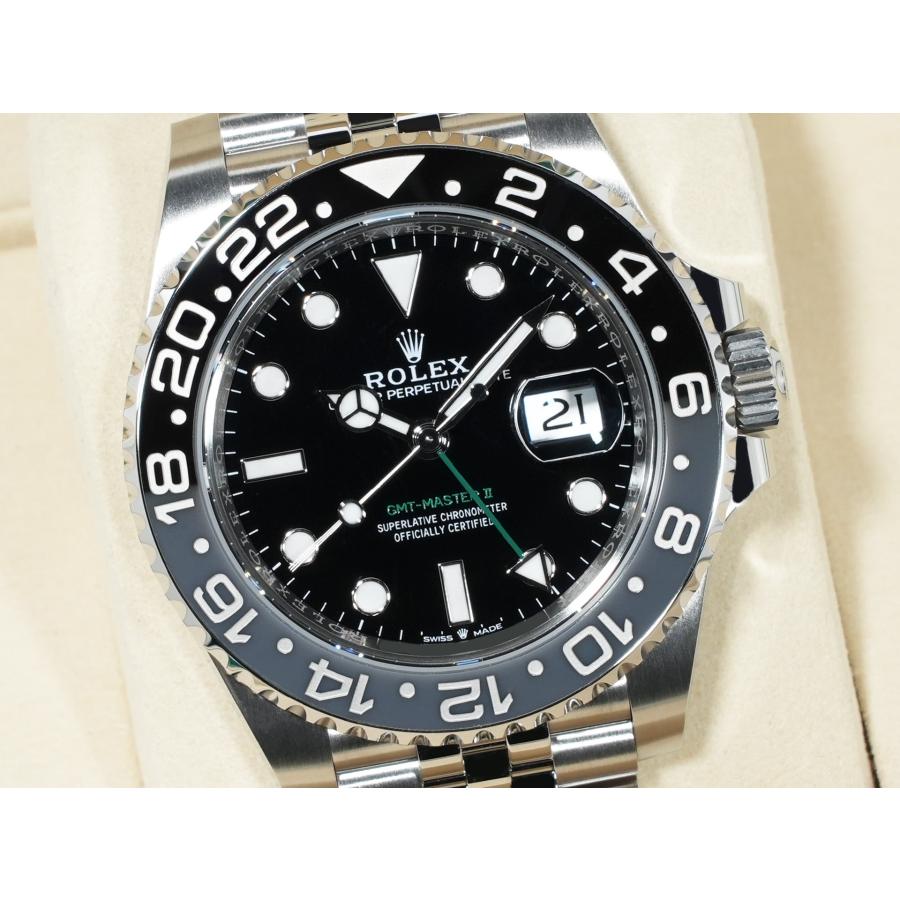 ロレックス GMTマスターII Ref.126710GRNR ステンレススチール ブラック文字盤 ジュビリーブレスレット | GMTマスター | 02