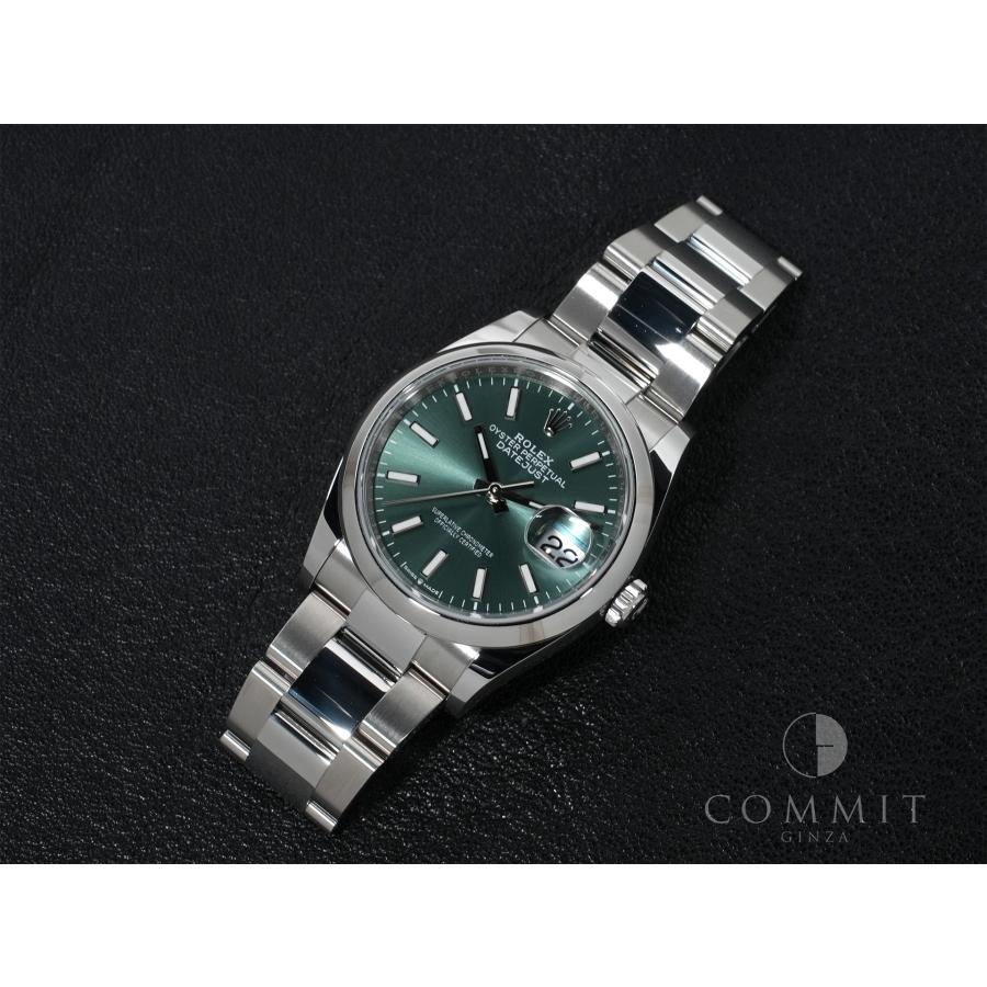 ロレックス デイトジャスト36 Ref.126200 ステンレススチール ミントグリーン文字盤 オイスターブレスレット | デイトジャスト | 10