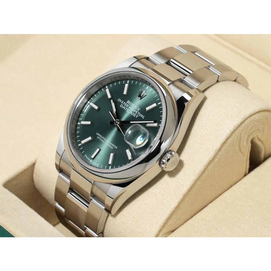 ロレックス デイトジャスト36 Ref.126200 ステンレススチール ミントグリーン文字盤 オイスターブレスレット | デイトジャスト | 03