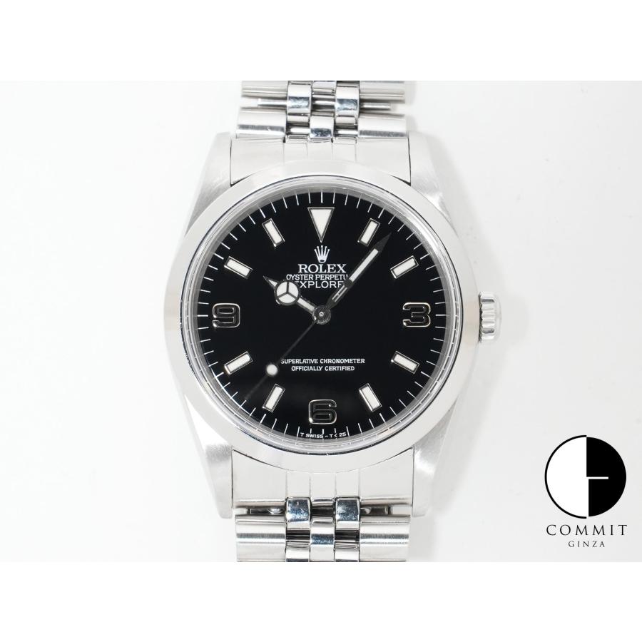ロレックス エクスプローラーI Ref.14270 ステンレススチール ブラック文字盤 オイスターブレスレット | エクスプローラー（ROLEX）