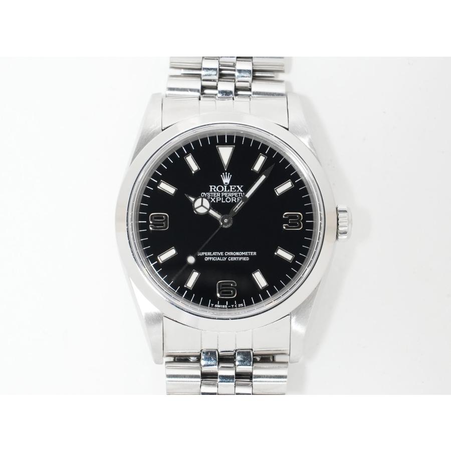 ロレックス エクスプローラーI Ref.14270 ステンレススチール ブラック文字盤 オイスターブレスレット | エクスプローラー（ROLEX） | 01