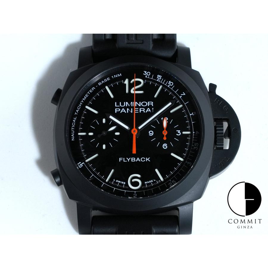パネライ ルミノール クロノグラフ フライバック セラミカ Ref.PAM01298 CE ブラック文字盤 | OFFICINE PANERAI