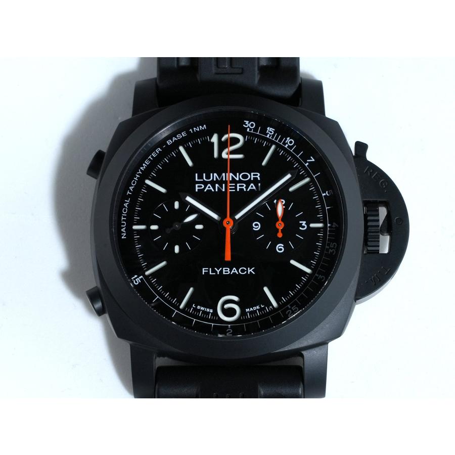 パネライ ルミノール クロノグラフ フライバック セラミカ Ref.PAM01298 CE ブラック文字盤 | OFFICINE PANERAI | 01