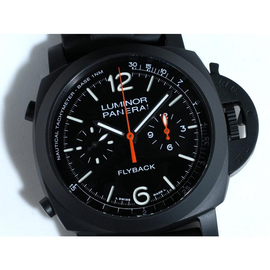 パネライ ルミノール クロノグラフ フライバック セラミカ Ref.PAM01298 CE ブラック文字盤 | OFFICINE PANERAI | 02