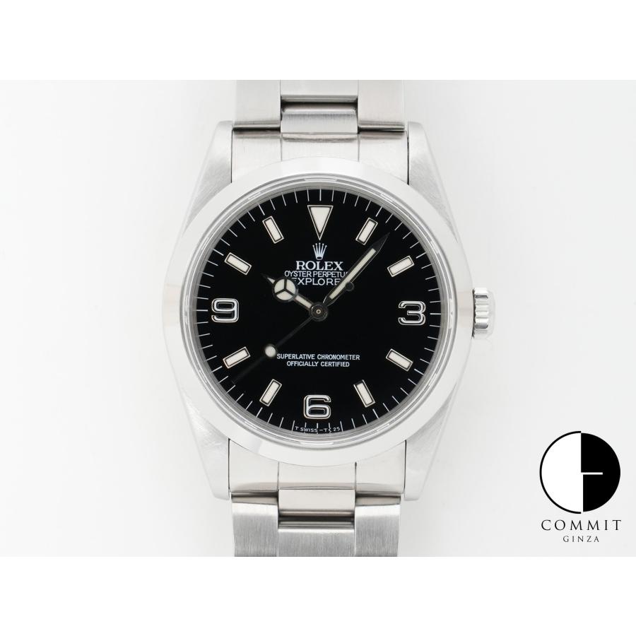 ロレックス エクスプローラーI Ref.14270 ステンレススチール ブラック文字盤 オイスターブレスレット | エクスプローラー（ROLEX）